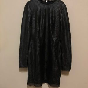 StyleStalker Long Sleeved Black Dress